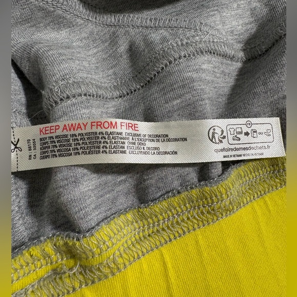 ANTHROPOLOGIE Daily Practice High Rise Drawstring Shorts | Large | Gray Pattern - Picture 14 of 15